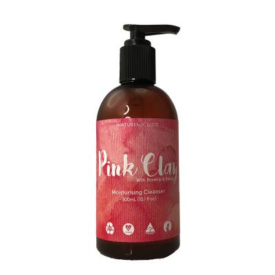 Clover Fields Natures Gifts Essentials Pink Clay with Rosehip & Peony Moisturising Cleanser 300ml